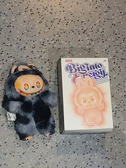 Black Plush Toy Cartoon Keychain with Hook Colorful Animal Black Have a Seat Vinyl Plush Blind Box  (1 Pc)