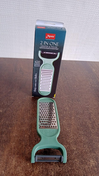 Apex 2-in-1 Vegetable Grater & Peeler Combo Tool