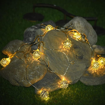 Decorative Metal Ball LED String Light (3 Meter )