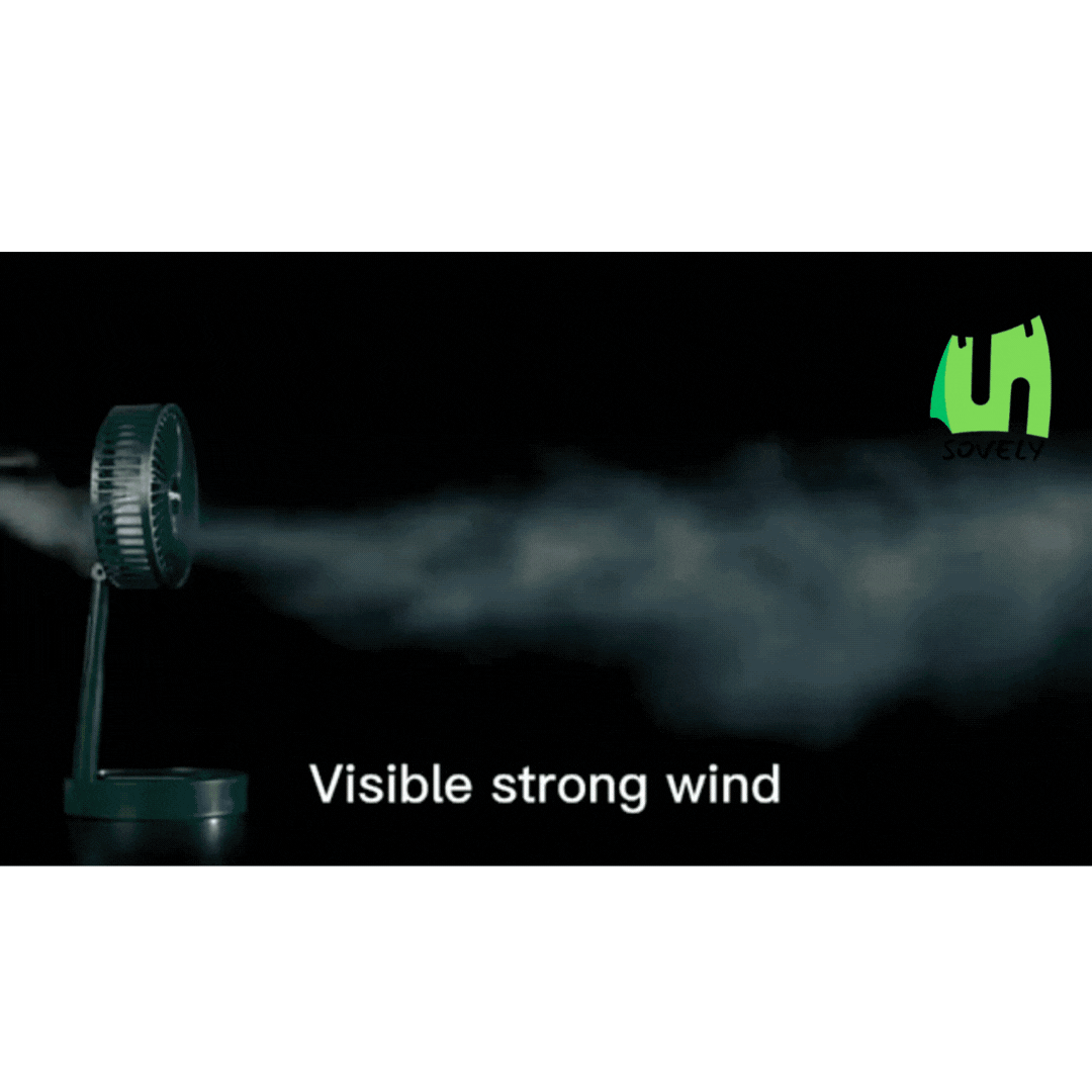 Powerful Rechargeable High Speed Table Desk Fan