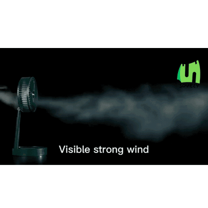 Powerful Rechargeable High Speed Table Desk Fan