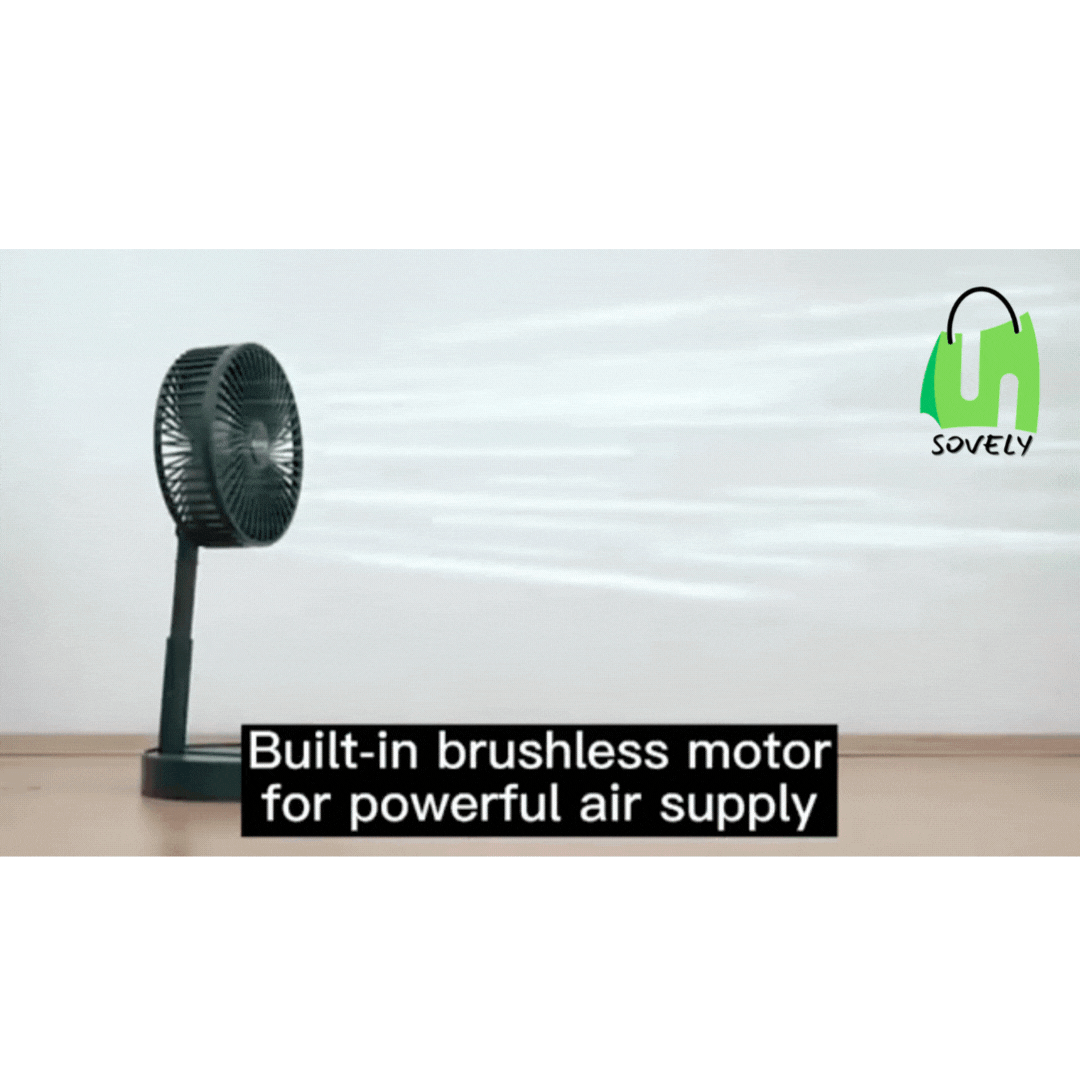 Powerful Rechargeable High Speed Table Desk Fan