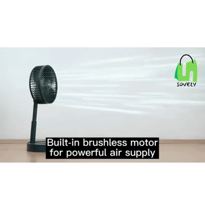 Powerful Rechargeable High Speed Table Desk Fan