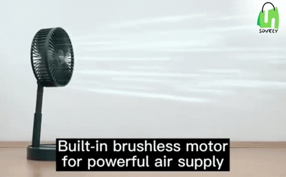 Powerful Rechargeable High Speed Table Desk Fan