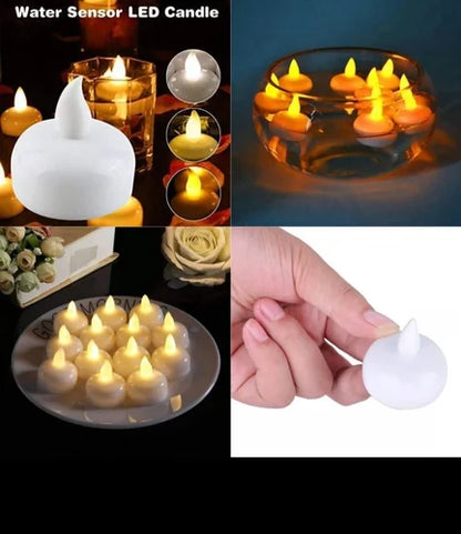 LED Floating Water Sensor Diyas (12pcs)