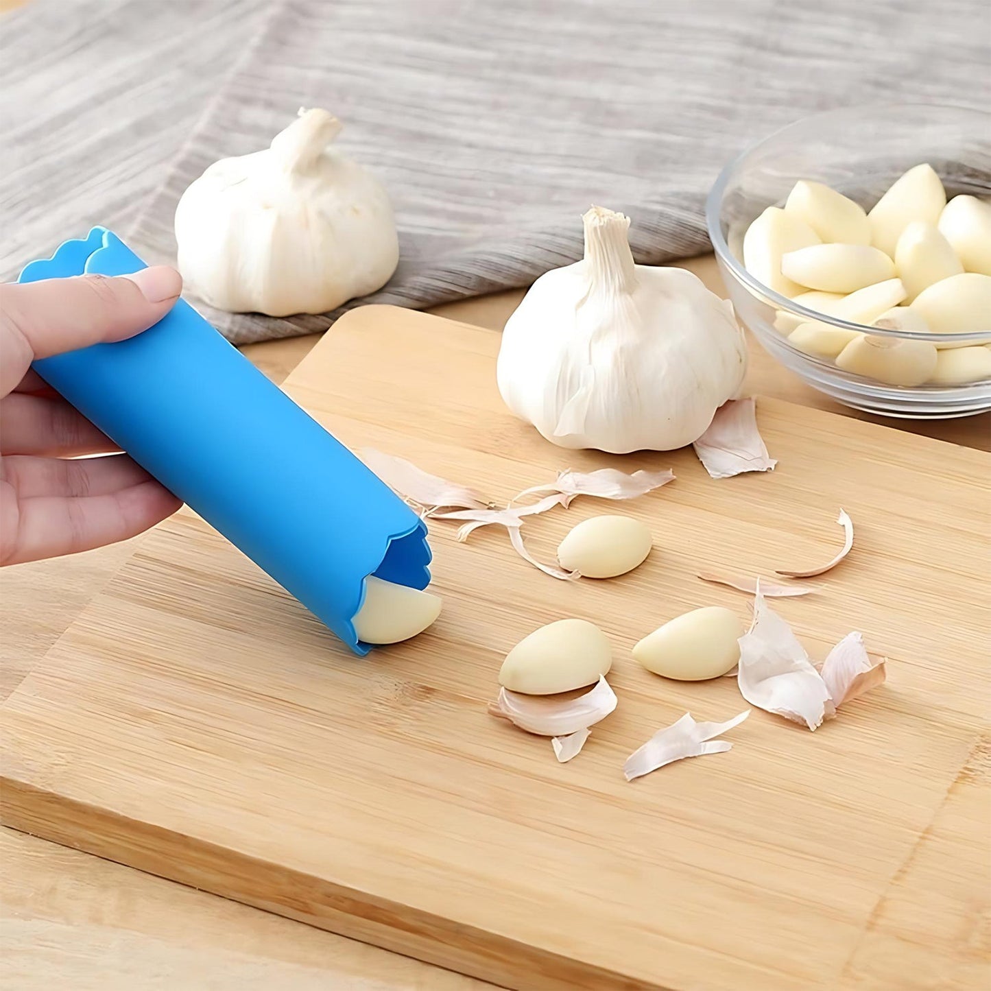 Spiral Roll Garlic Skin Peeler