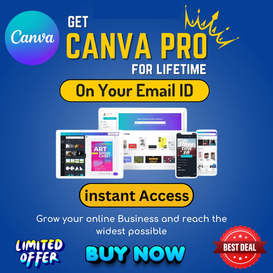 Canva Pro Lifetime Subscription Full Access via Canva