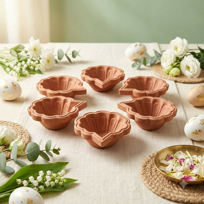 Divine Electric Kapoor Diffuser & 6-Piece Diya Set