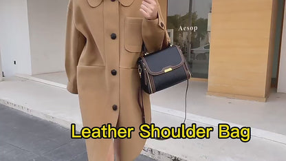 Genuine Leather Tote Bags for Women Top-Handle Handbags and Purses Shoulder Bags Crossbody Bag with Adjustable Strap (Blue)