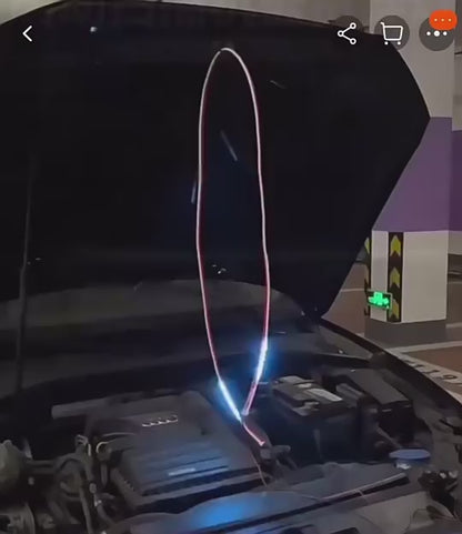 Universal Flexible Car Led Hood Strip Lights (White Light)