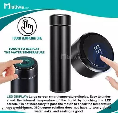 Temperature bottle black