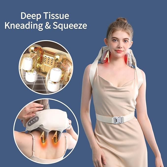 Rechargeable Neck And Shoulder Massager