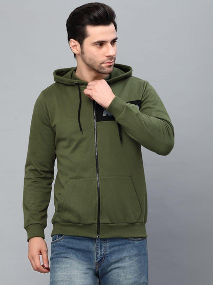 Rigo Fleece Full Sleeves Printed Jacket