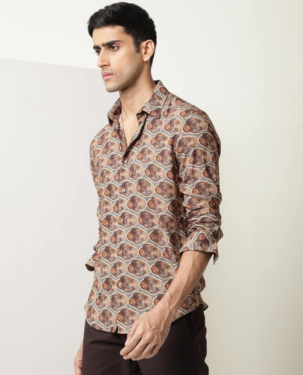 Men's Printed Casual Shirt