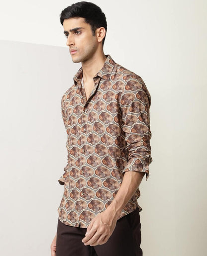 Men's Printed Casual Shirt