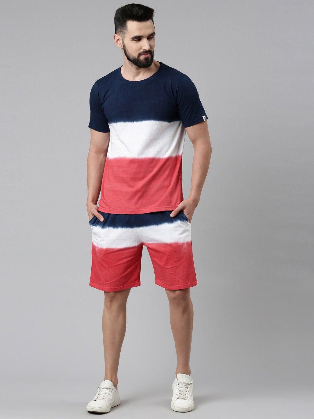 Joven Cotton Tie & Dye Half Sleeves Mens Co-Ord Set