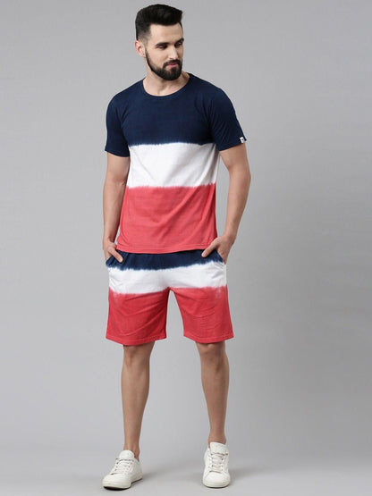 Joven Cotton Tie & Dye Half Sleeves Mens Co-Ord Set
