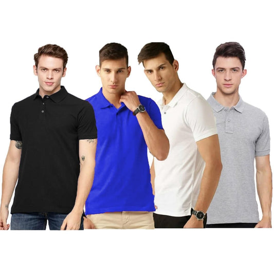 Polo T-Shirts Combo (Pack of 4)