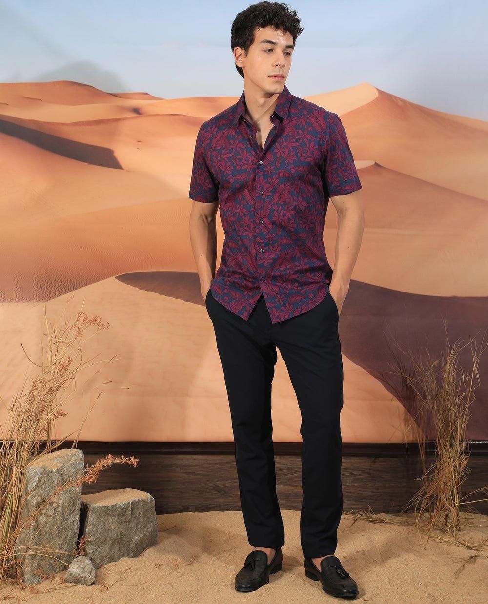 Men's Cotton Blend Casual Shirts