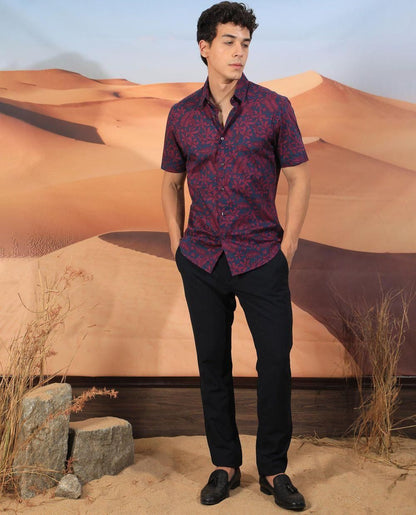 Men's Cotton Blend Casual Shirts