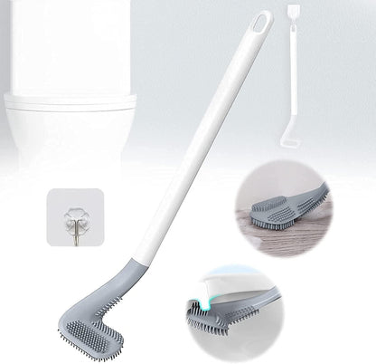 Premium Quality Toilet Brush- Wall-Mounted Long-Handled Golf Head - Buy 1 Get 1
