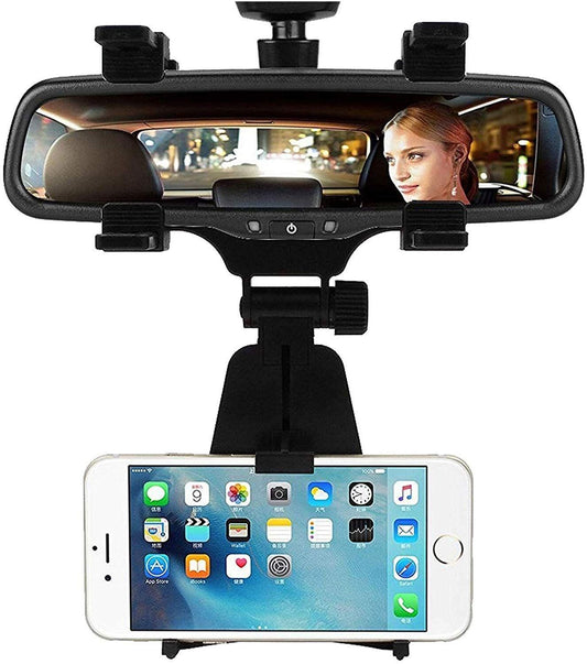 Car Mobile Holder Stand Double Clamp for Car Windshield