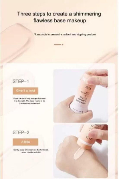 Cream Stick With Soft Puff Hydrating Flawless Full Coverage Foundation