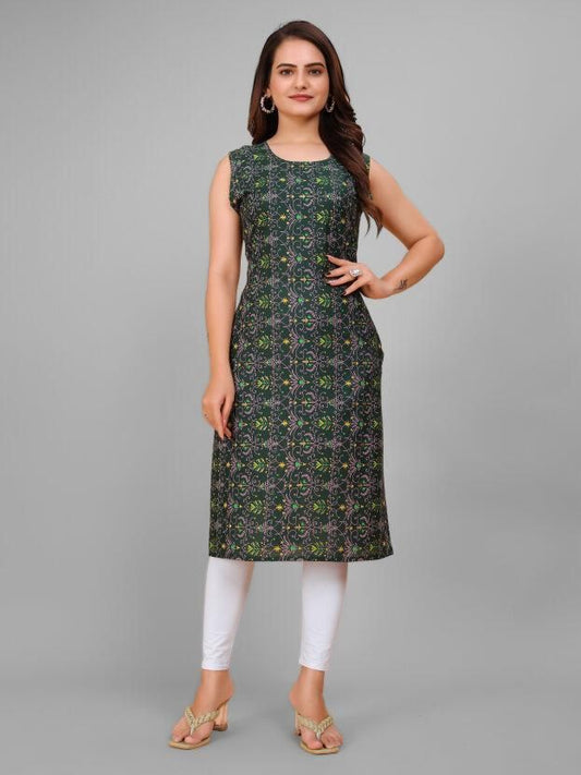 Women's Printed Cotton Kurtis