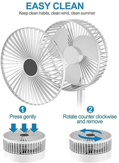 Standing  Rechargeable Pedestal Fan