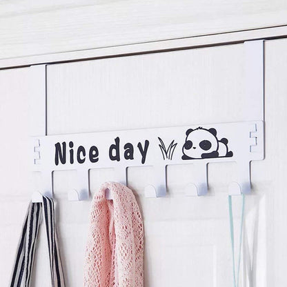 Hook Hanger-6 Hooks Hanger Over The Door Hook Hanger