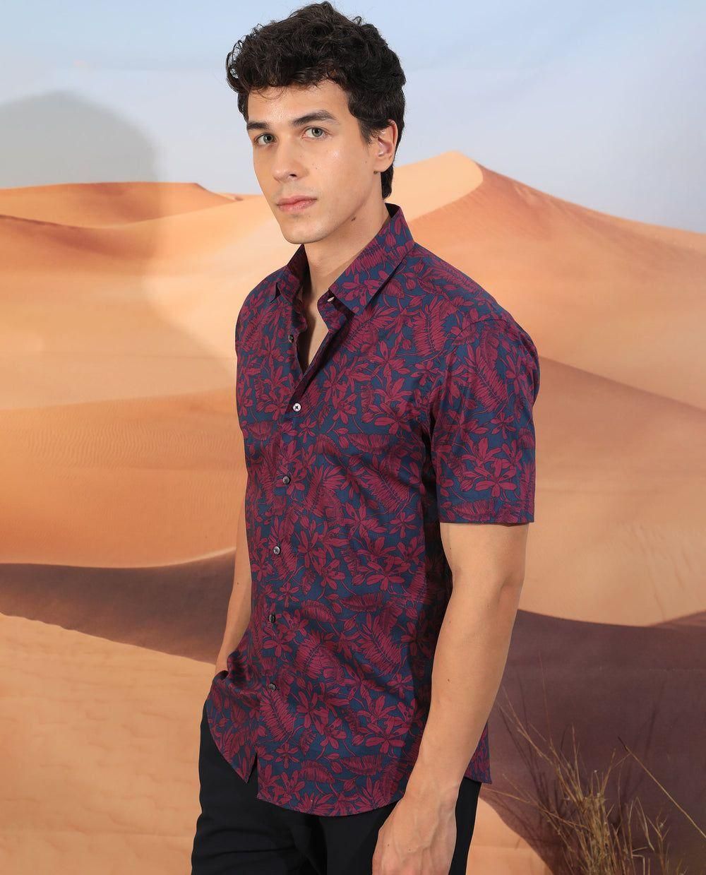 Men's Cotton Blend Casual Shirts