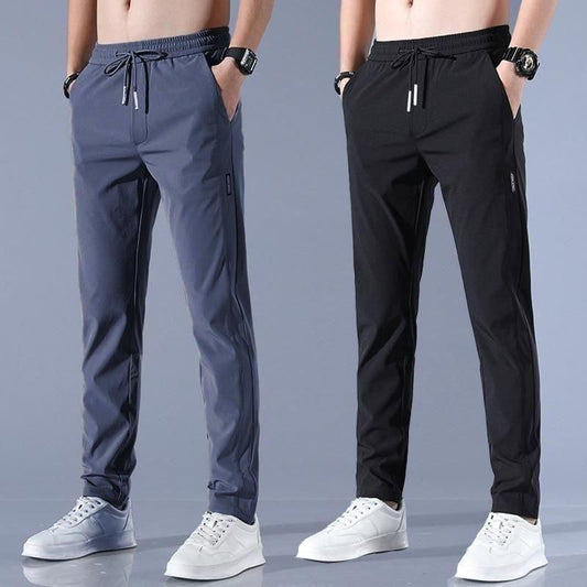 Combo of Men's NS Lycra Track Pants (Pack of 2)