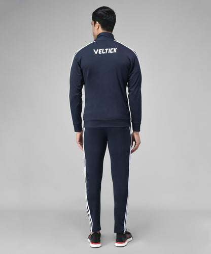 Lycra Solid Full Sleeves Regular Fit Mens Track Suit