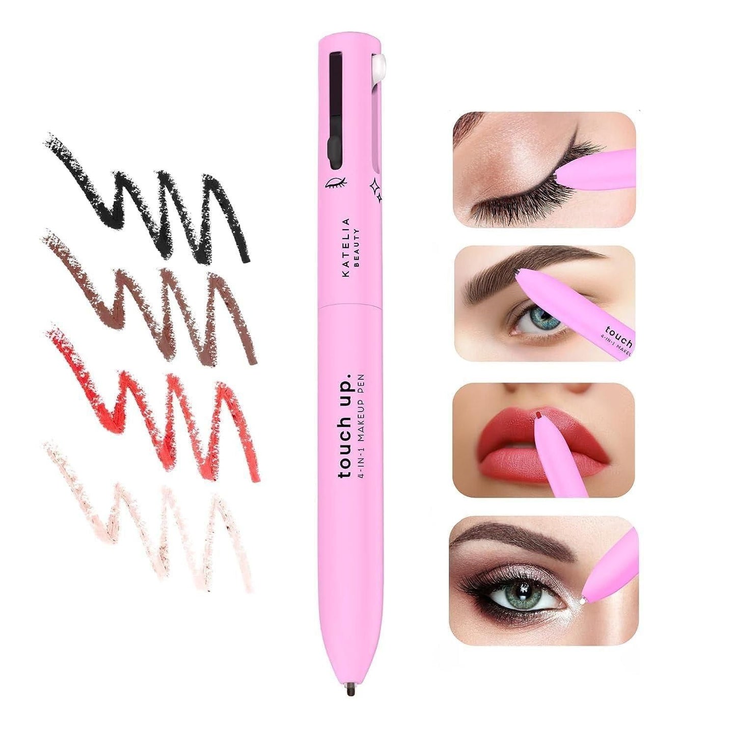 Touch Up 4-in-1 Makeup Pen (Eye Liner, Brow Liner, Lip Liner, & Highlighter)