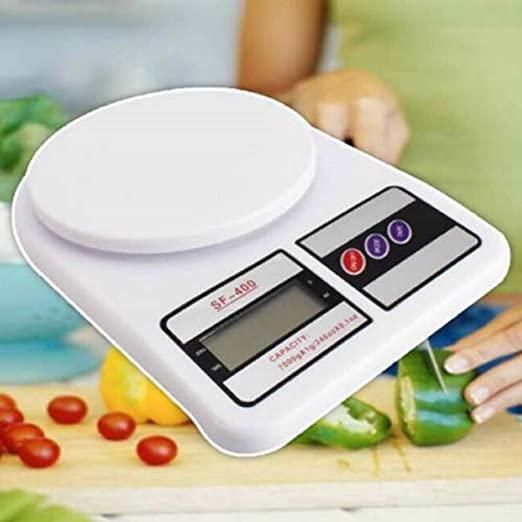 Electronic Digital 1Gram-10 Kg Weight Scale LCD , Kata, Weight Machine Weighing Scale, Fruits, Shop, Food, Vegetable, for Grocery (Adaptor Included)