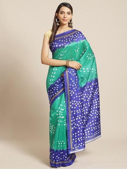 Latest Printed Mysore Silk Saree
