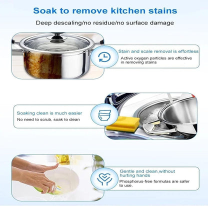 Kitchen All-Purpose Cleaning Powder ( Buy 1 Get 1 Free )