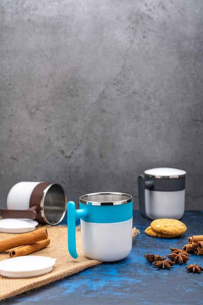 Multicolor Stainless Steel Insulated Coffee, Tea & Milk Mug