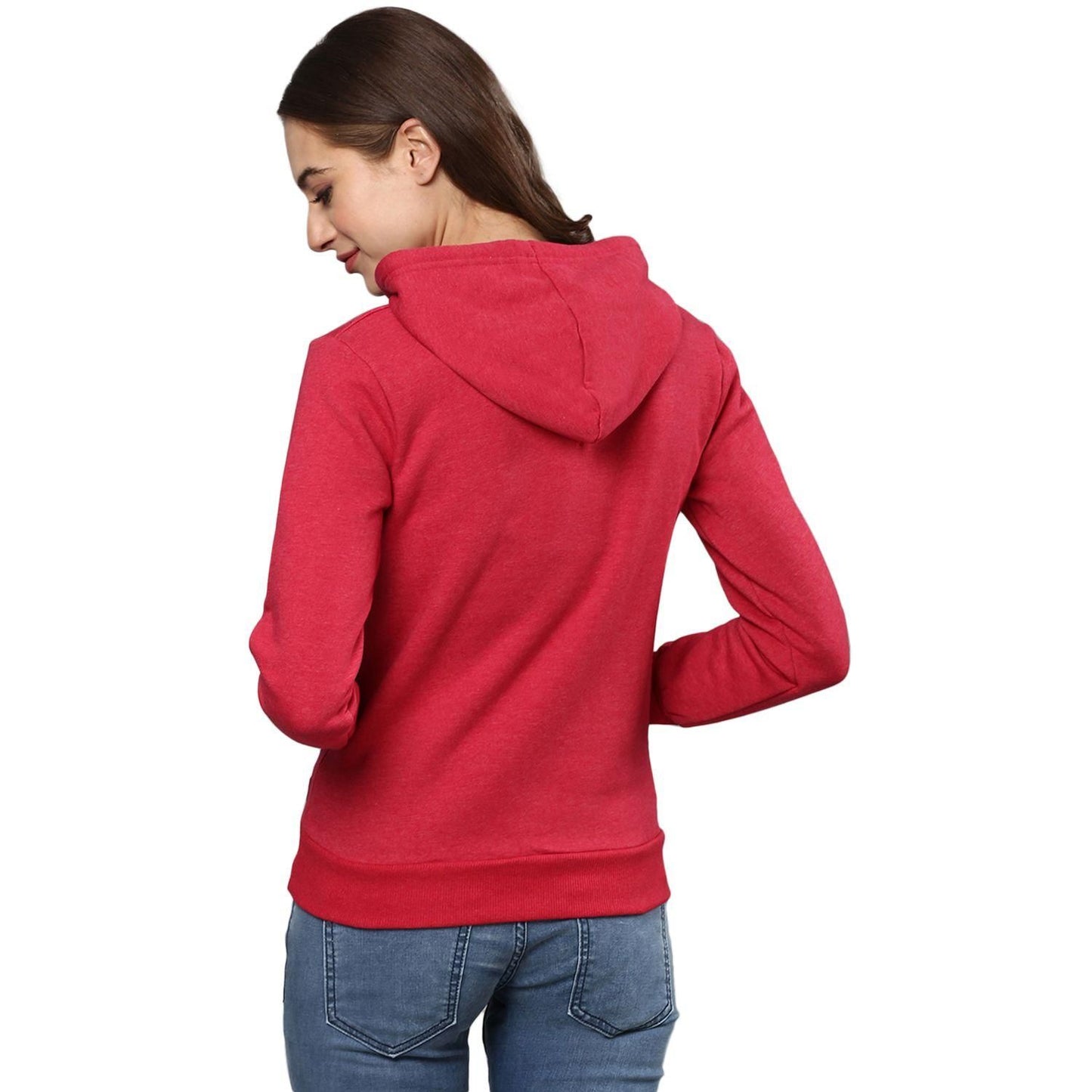 Campus Sutra Women Printed Stylish Casual Hooded Sweatshirts