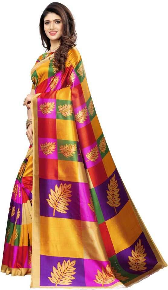 Fantastic Printed Art Silk Sarees