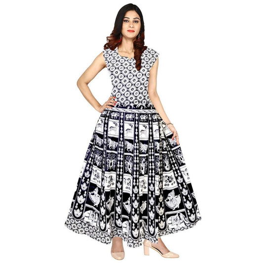 Elegant Cotton Jaipuri Printed Kurti