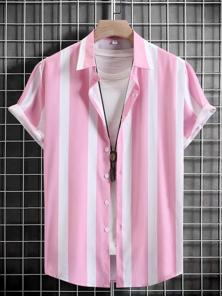 Mens Printed Lycra Shirt