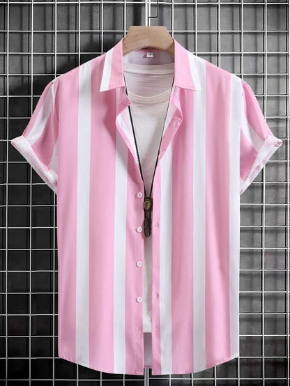 Mens Printed Lycra Shirt