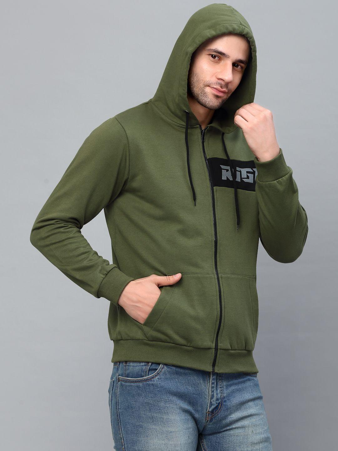 Rigo Fleece Full Sleeves Printed Jacket