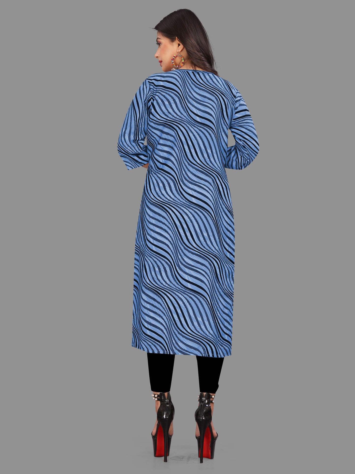 Women's Printed Crepe Kurtis