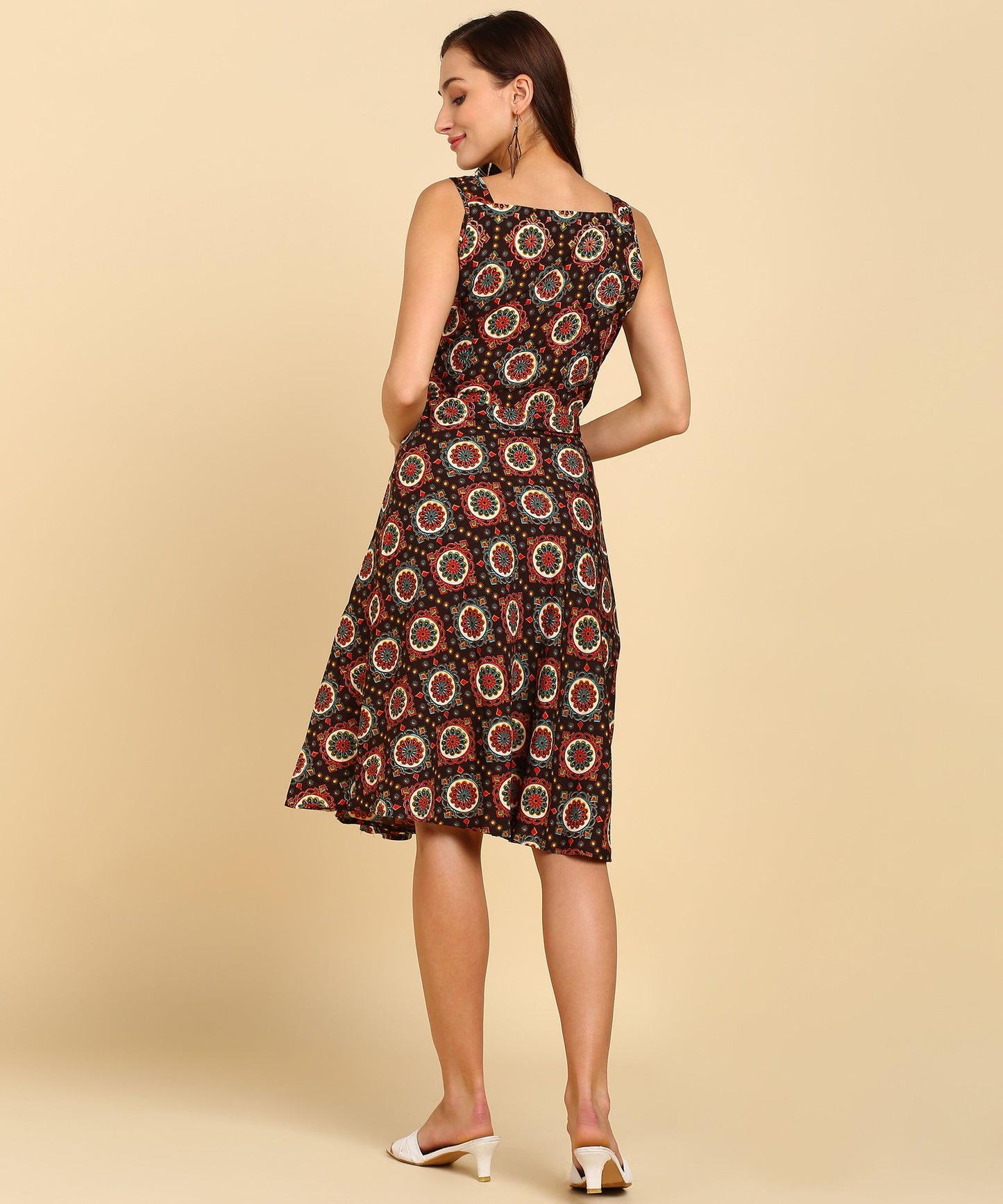 Trendy Printed American Crepe Kurti