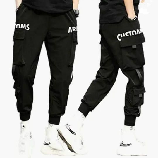 Cotton Solid Regular Fit Mens Joggers