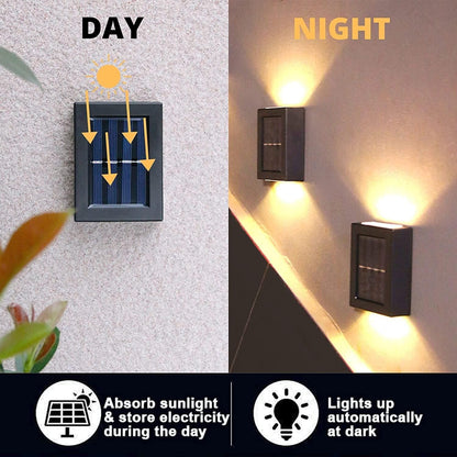 Solar Wall Lights Small Fence Lights