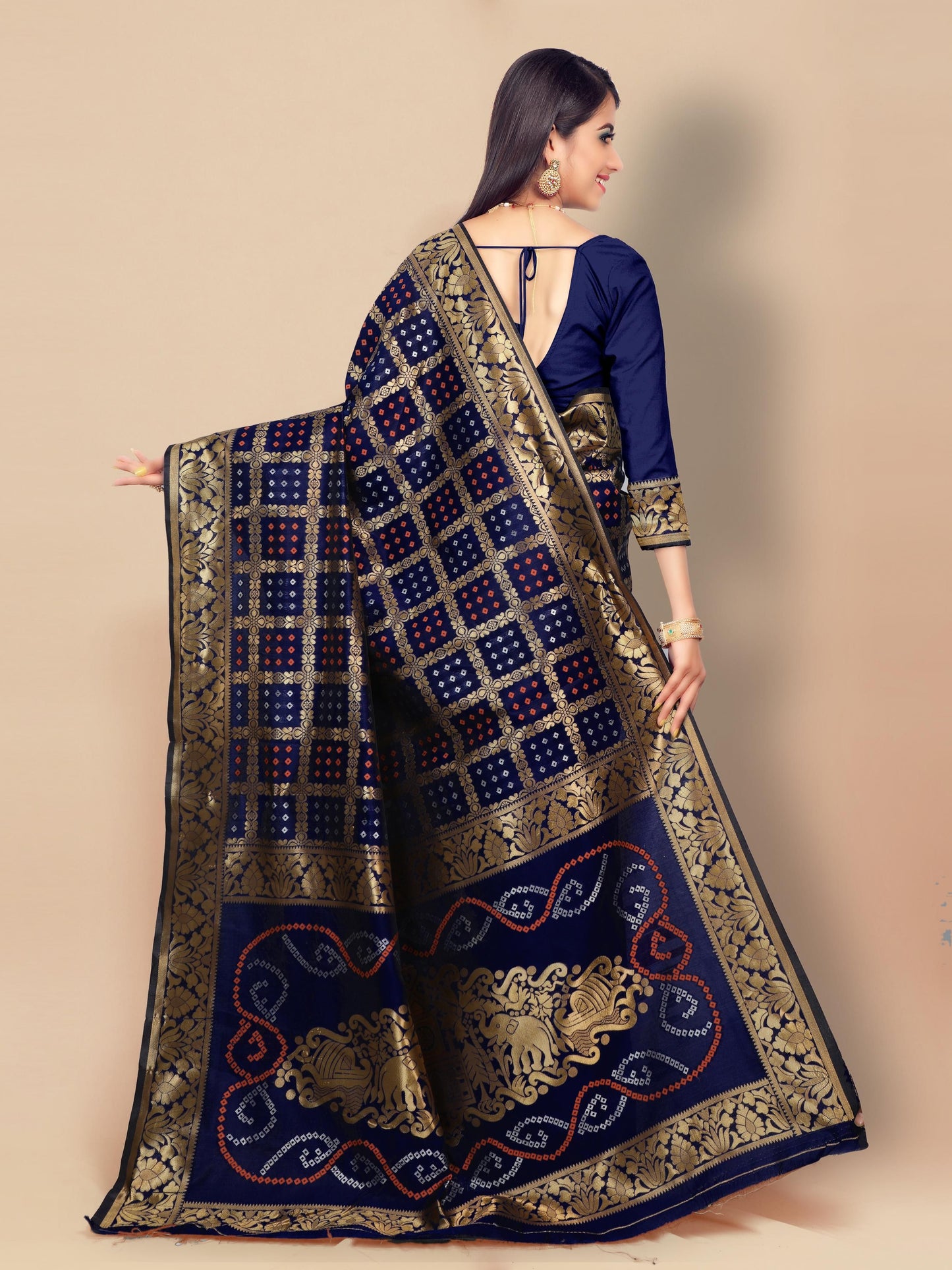 Women's Zari Work Silk Sarees