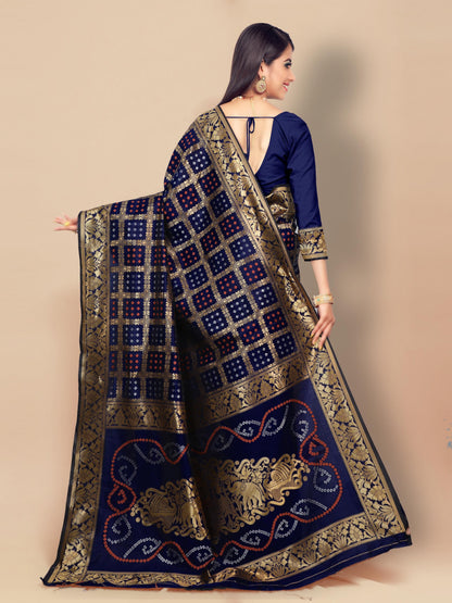Women's Zari Work Silk Sarees